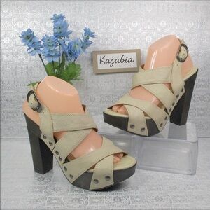 LUCKY BRAND Tessa Platform Heels Size 8.5